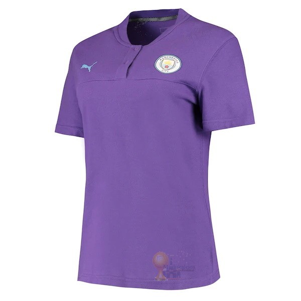 Calcio Maglie Polo Manchester City 2019 2020 Purpureo