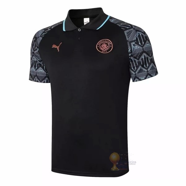 Calcio Maglie Polo Manchester City 2020 2021 Nero