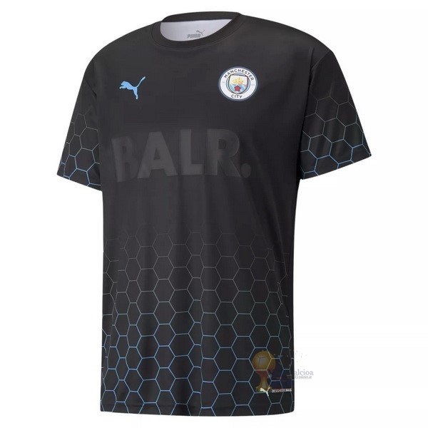 Calcio Maglie BALR Maglia Manchester City 2020 2021 Nero