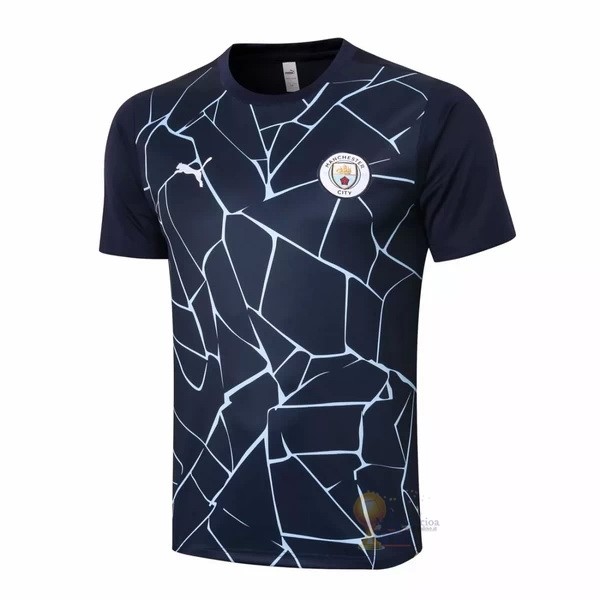 Calcio Maglie Formazione Manchester City 2020 2021 Blu Navy