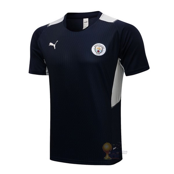 Calcio Maglie Formazione Manchester City 2021 2022 Blu Navy