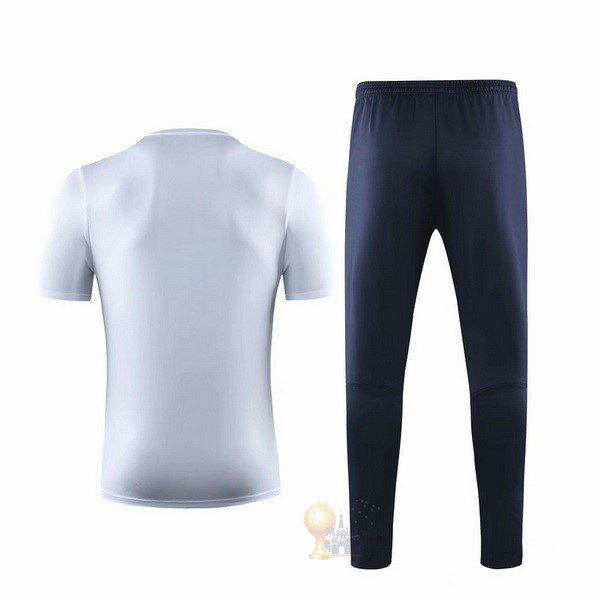 Calcio Maglie Formazione Set Completo Manchester City 2019 2020 Bianco Blu