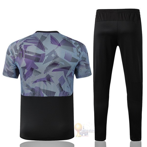 Calcio Maglie Formazione Set Completo Manchester City 2019 2020 Nero Purpureo