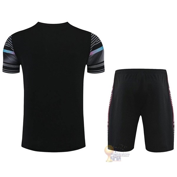 Calcio Maglie Formazione Set Completo Manchester City 2022 2023 Grigio Navy
