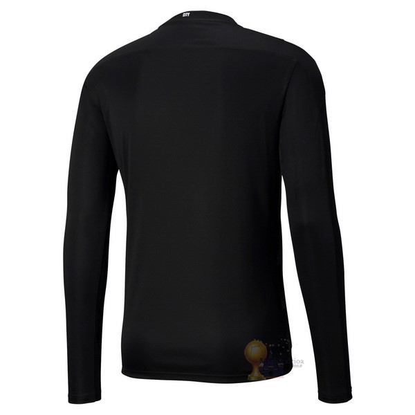 Calcio Maglie Home Manica lunga Portiere Manchester City 2020 2021 Nero