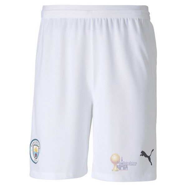 Calcio Maglie Home Pantaloni Manchester City 2020 2021 Bianco