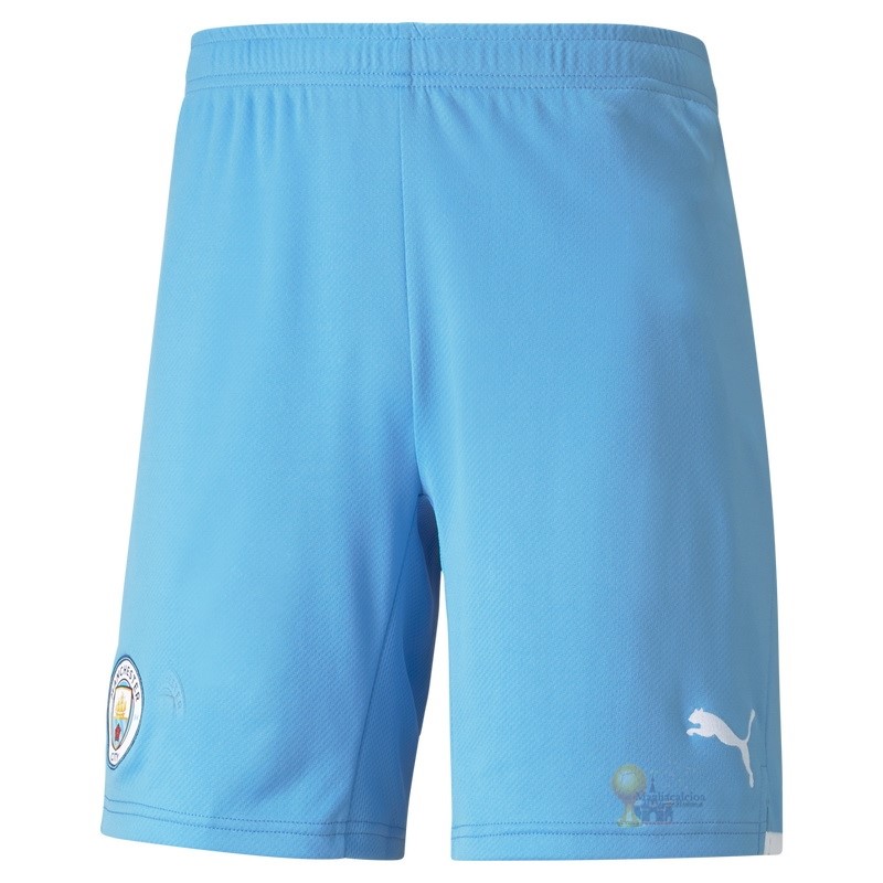 Calcio Maglie Home Pantaloni Manchester City 2021 2022 Blu