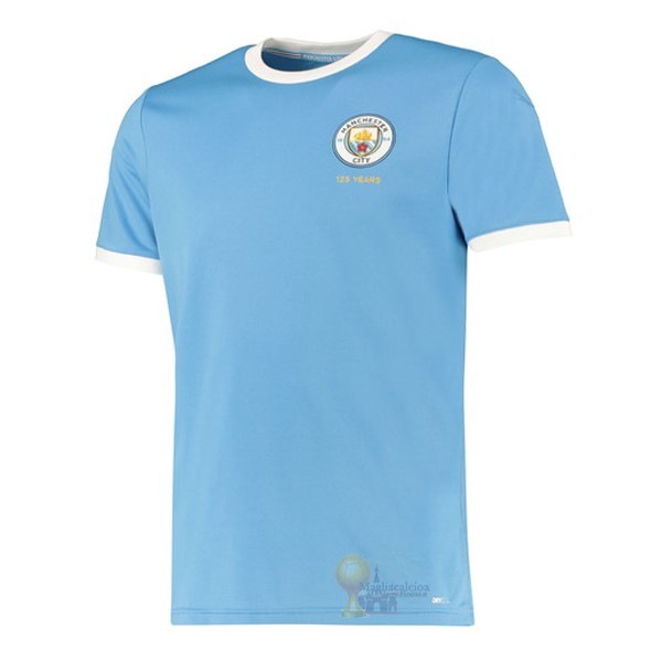 Calcio Maglie Maglia Manchester City 125th Blu Luce