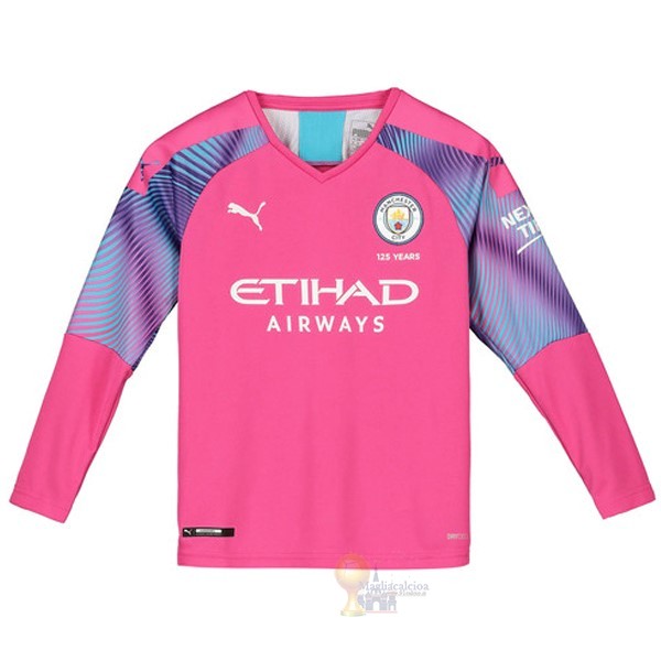 Calcio Maglie Manica lunga Portiere Manchester City 2019 2020 Rosa