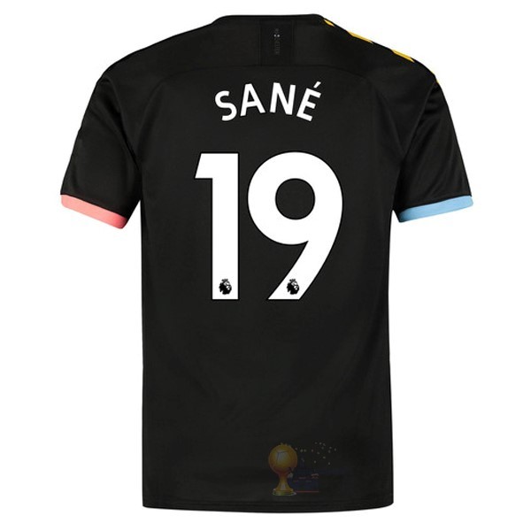 Calcio Maglie NO.19 Sane Away Maglia Manchester City 2019 2020 Nero
