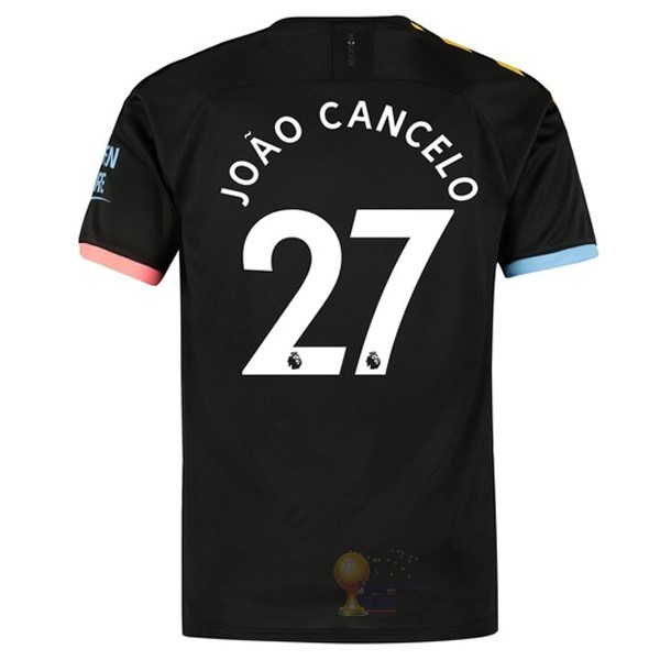 Calcio Maglie NO.27 Cancelo Away Maglia Manchester City 2019 2020 Nero