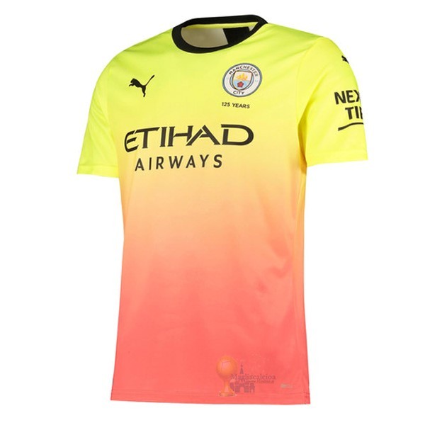 Calcio Maglie Terza Maglia Manchester City 2019 2020 Oroange