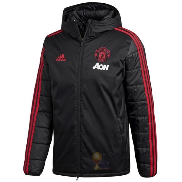 Calcio Maglie Giù Giacca Manchester United 2019 2020 Nero