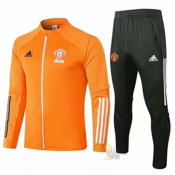 Calcio Maglie Giacca Manchester United 2020 2021 Arancione