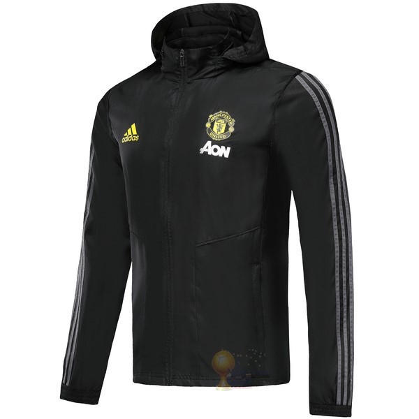 Calcio Maglie Giacca a vento Manchester United 2019 2020 Nero