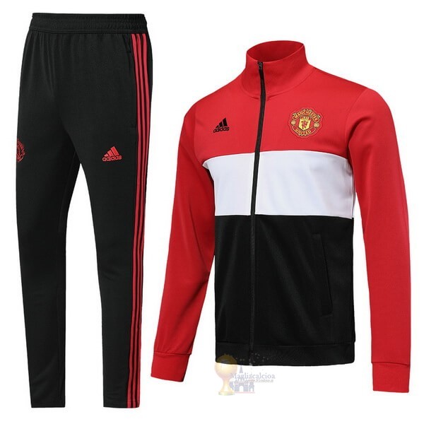 Calcio Maglie Tuta Presentazione Manchester United 2019 2020 Rosso Bianco Nero