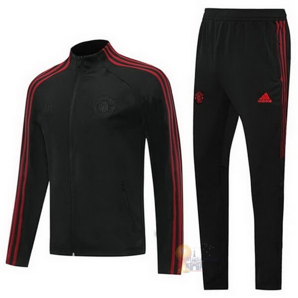 Calcio Maglie Tuta Presentazione Manchester United 2020 2021 Nero