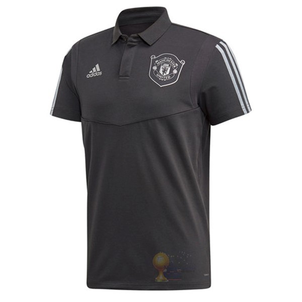 Calcio Maglie Polo Manchester United 2019 2020 Nero