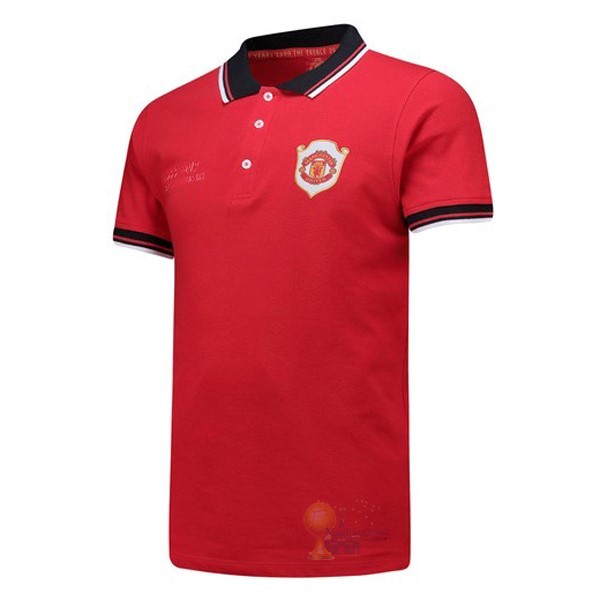 Calcio Maglie Polo Manchester United 20th Rosso