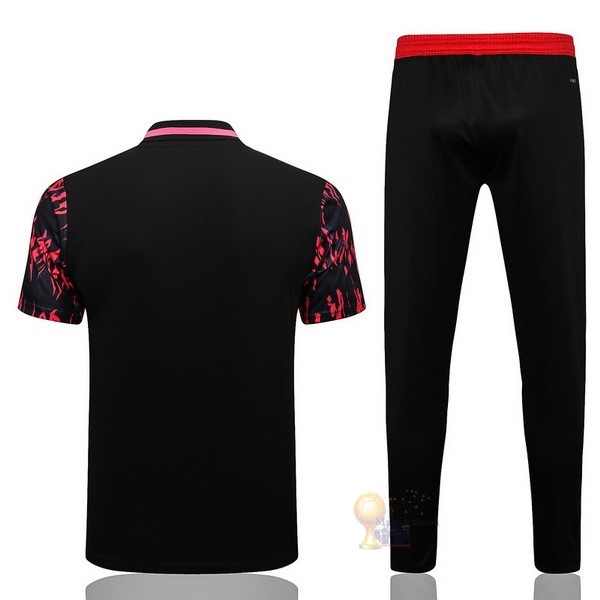 Calcio Maglie Set Completo Polo Manchester United 2022 2023 Rosso I Nero