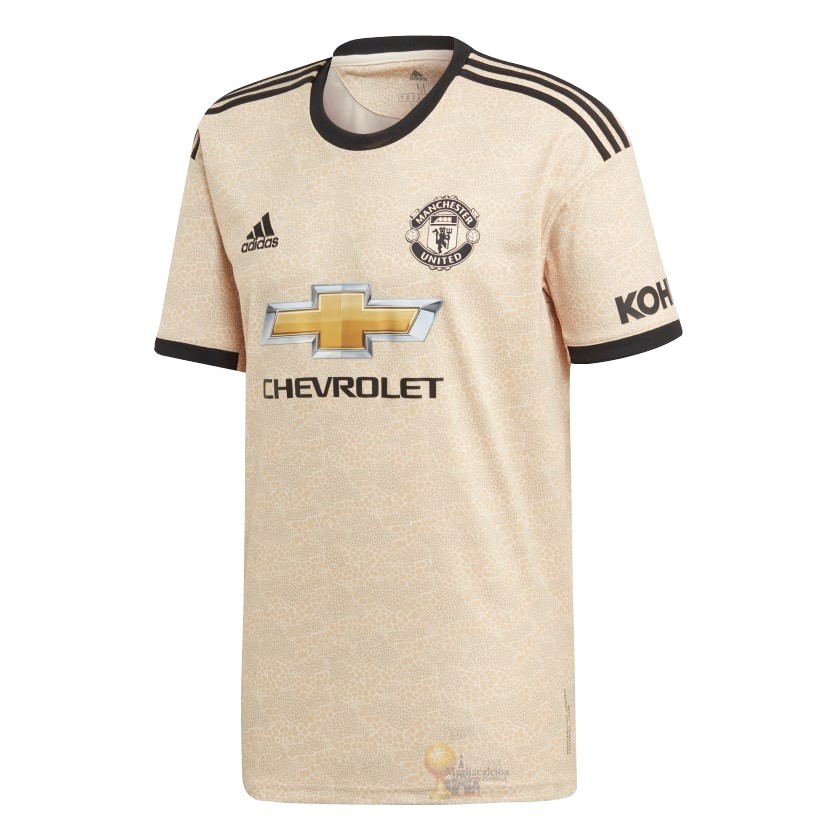 Calcio Maglie Away Maglia Manchester United 2019 2020 Giallo