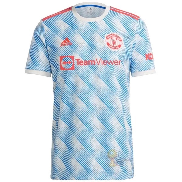 Calcio Maglie Away Maglia Manchester United 2021 2022 Blu