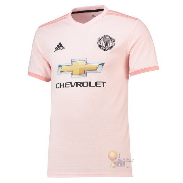 Calcio Maglie Away Maglia Manchester United Stile rétro 2018 2019 Rosa