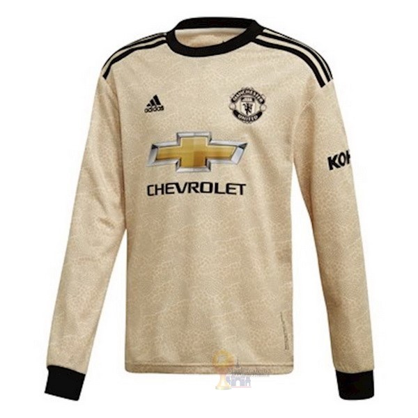 Calcio Maglie Away Manica lunga Manchester United 2019 2020 Marrone