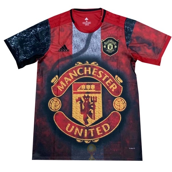 Calcio Maglie Formazione Manchester United 2019 2020 Rosso Nero
