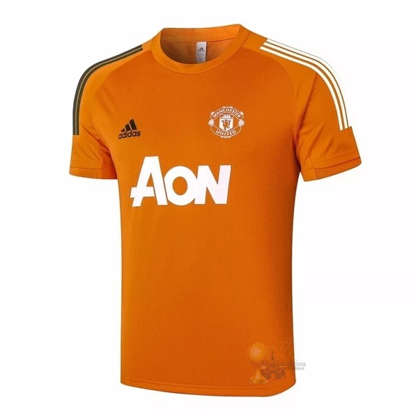 Calcio Maglie Formazione Manchester United 2020 2021 Arancione