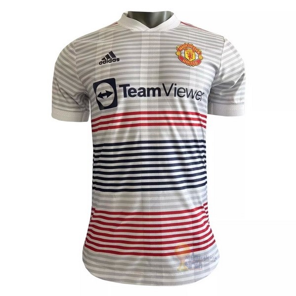 Calcio Maglie Formazione Manchester United 2021 2022 Bianco