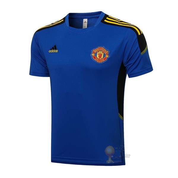 Calcio Maglie Formazione Manchester United 2021 2022 Blu Nero