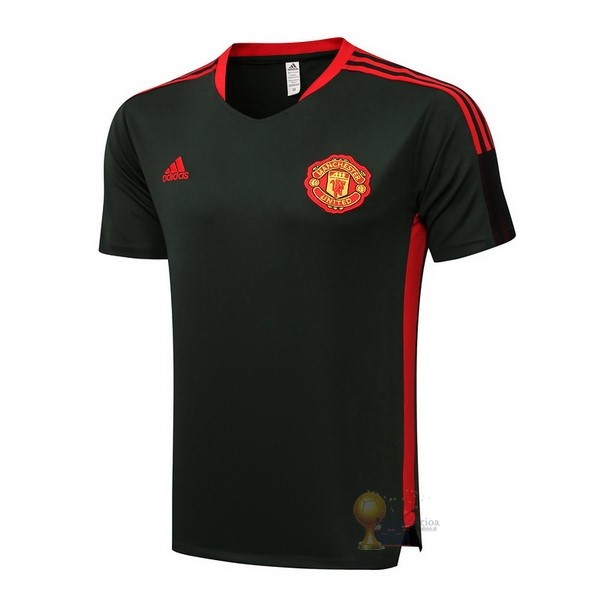 Calcio Maglie Formazione Manchester United 2022 2023 Nero Rosso