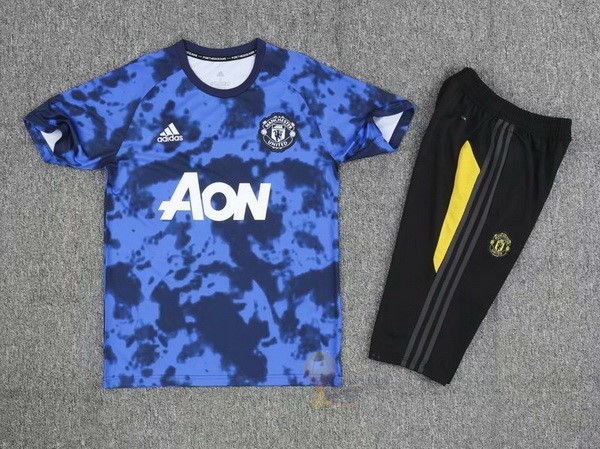Calcio Maglie Formazione Set Completo Manchester United 2019 2020 Blu