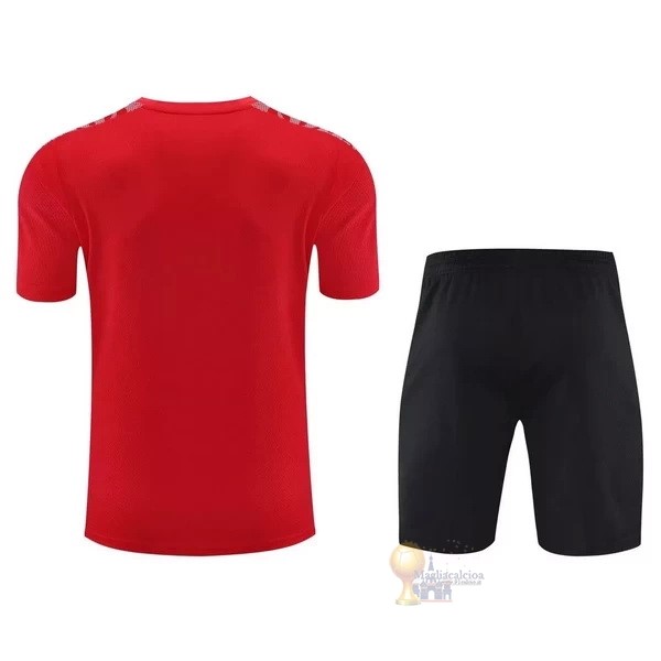 Calcio Maglie Formazione Set Completo Manchester United 2021 2022 I Rosso Nero