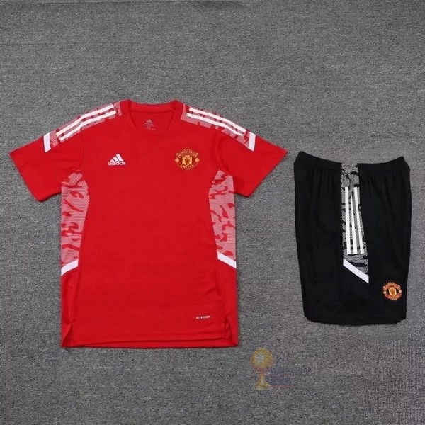 Calcio Maglie Formazione Set Completo Manchester United 2021 2022 I Rosso Nero
