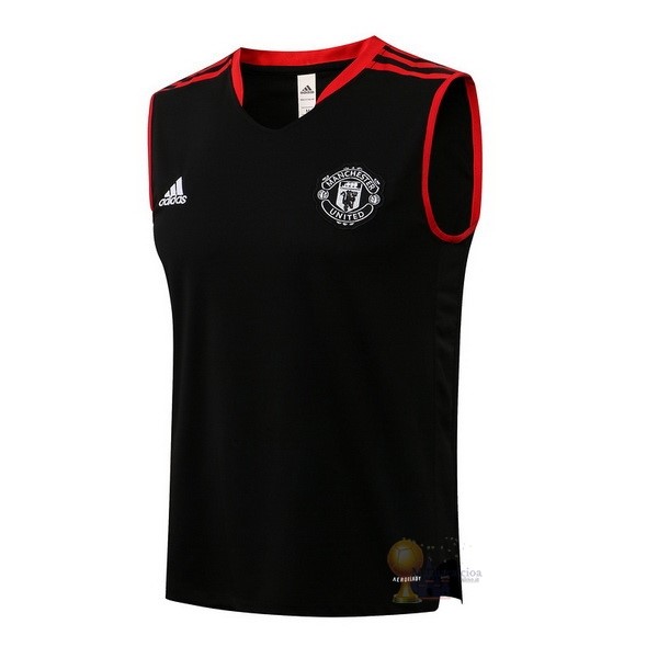Calcio Maglie Formazione Sin Mangas Manchester United 2021 2022 Nero Rosso