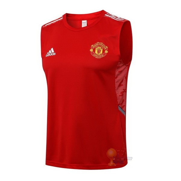 Calcio Maglie Formazione Sin Mangas Manchester United 2021 2022 Rosso