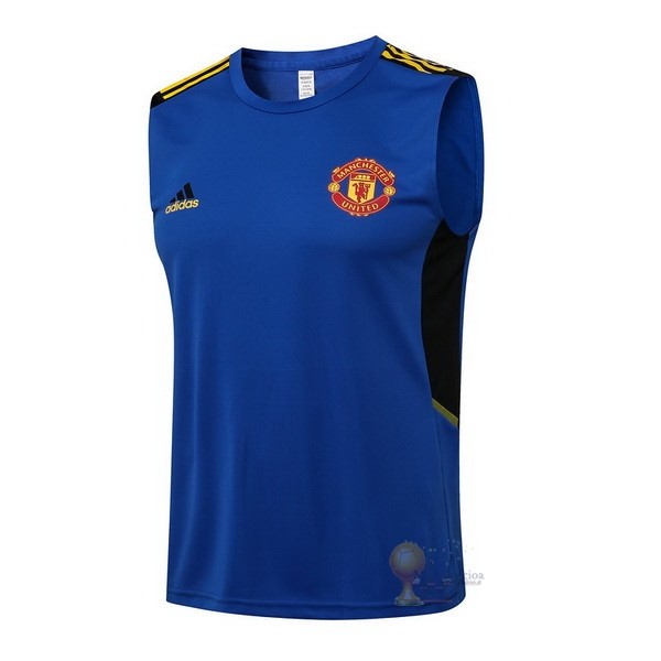 Calcio Maglie Formazione Sin Mangas Manchester United 2022 2023 Blu