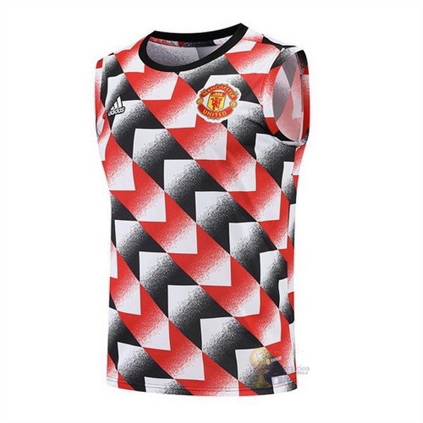 Calcio Maglie Formazione Sin Mangas Manchester United 2022 2023 Rosso Nero