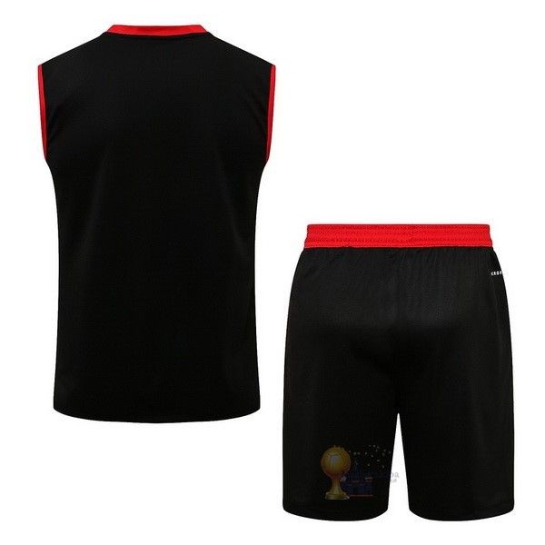 Calcio Maglie Formazione Sin Mangas Set Completo Manchester United 2021 2022 Nero