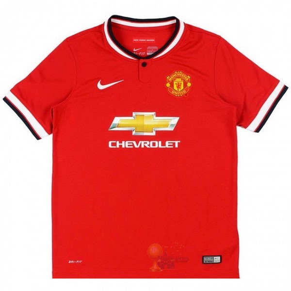 Calcio Maglie Home Maglia Manchester United Retro 2014 2015 Rosso