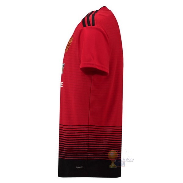 Calcio Maglie Home Maglia Manchester United Stile rétro 2018 2019 Rosso