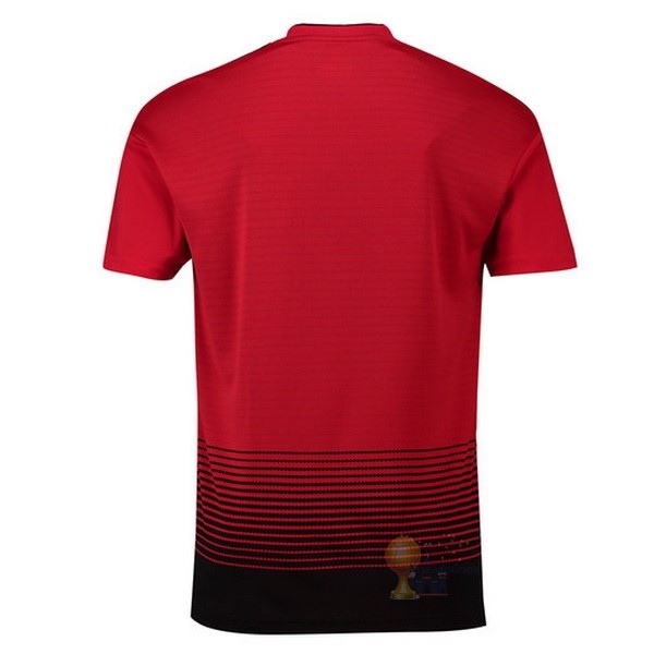 Calcio Maglie Home Maglia Manchester United Stile rétro 2018 2019 Rosso