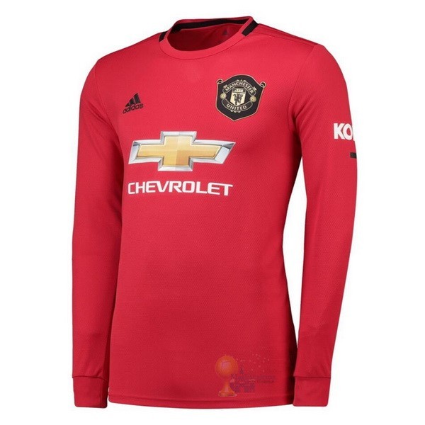 Calcio Maglie Home Manica lunga Manchester United 2019 2020 Rosso