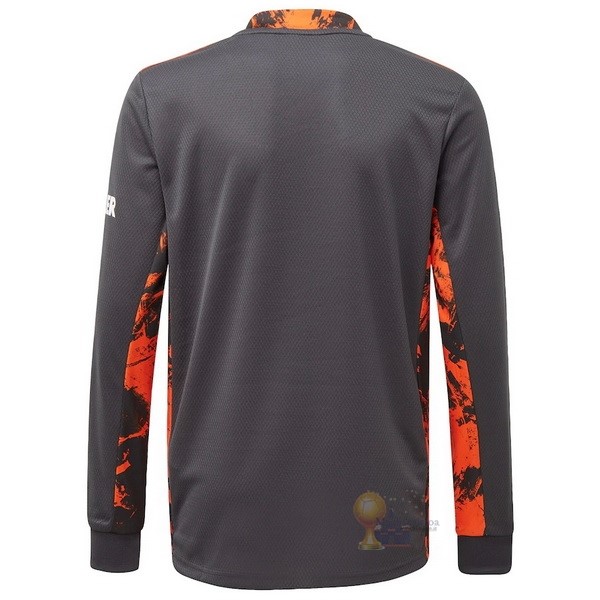 Calcio Maglie Home Manica lunga Portiere Manchester United 2020 2021 Grigio