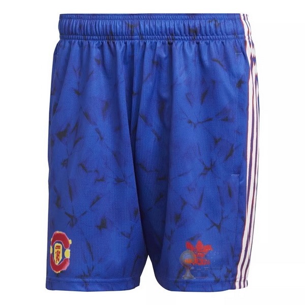 Calcio Maglie Human Race Pantalones Manchester United 2020 2021 Blu
