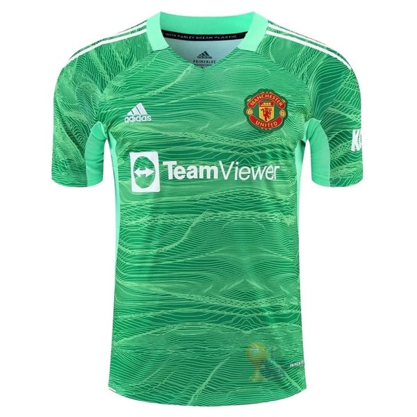 Calcio Maglie Maglia Portiere Manchester United 2021 2022 Verde