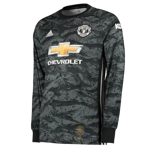 Calcio Maglie Manica lunga Portiere Manchester United 2019 2020 Grigio