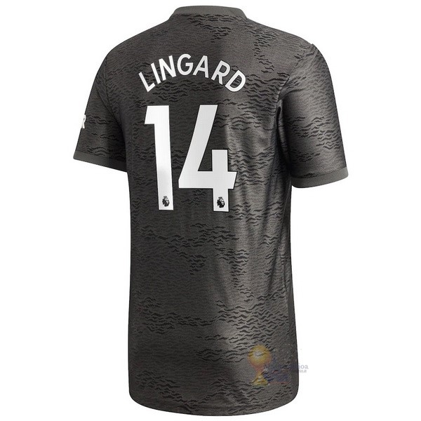 Calcio Maglie NO.14 Lingard Away Maglia Manchester United 2020 2021 Nero